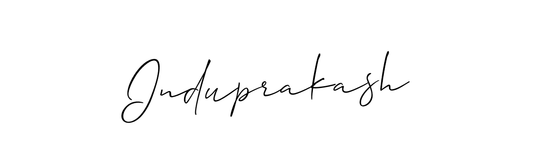 How to Draw Induprakash signature style? Allison_Script is a latest design signature styles for name Induprakash. Induprakash signature style 2 images and pictures png
