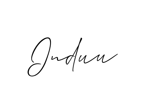 You can use this online signature creator to create a handwritten signature for the name Induu. This is the best online autograph maker. Induu signature style 2 images and pictures png