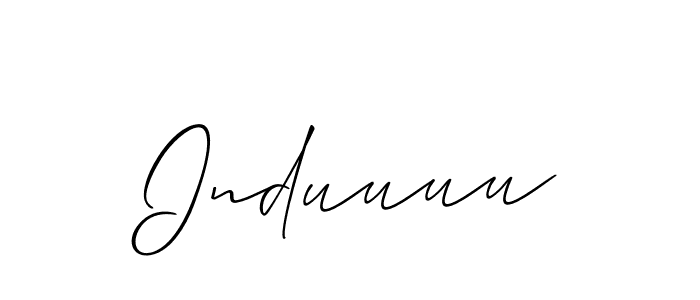 Induuuu stylish signature style. Best Handwritten Sign (Allison_Script) for my name. Handwritten Signature Collection Ideas for my name Induuuu. Induuuu signature style 2 images and pictures png