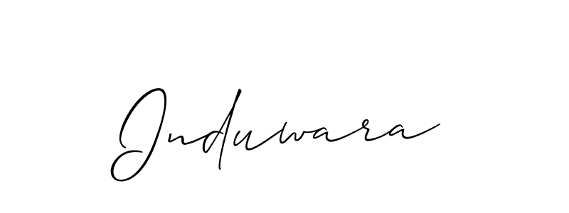 You can use this online signature creator to create a handwritten signature for the name Induwara. This is the best online autograph maker. Induwara signature style 2 images and pictures png