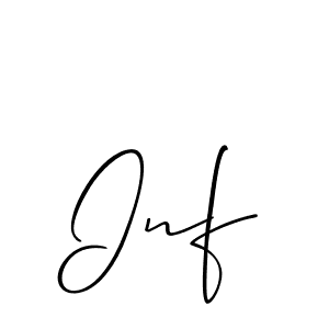 Make a beautiful signature design for name Inf. Use this online signature maker to create a handwritten signature for free. Inf signature style 2 images and pictures png