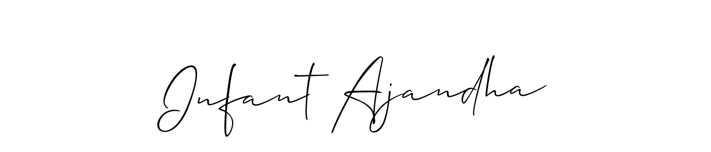 Once you've used our free online signature maker to create your best signature Allison_Script style, it's time to enjoy all of the benefits that Infant Ajandha name signing documents. Infant Ajandha signature style 2 images and pictures png