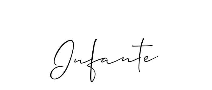 Make a short Infante signature style. Manage your documents anywhere anytime using Allison_Script. Create and add eSignatures, submit forms, share and send files easily. Infante signature style 2 images and pictures png