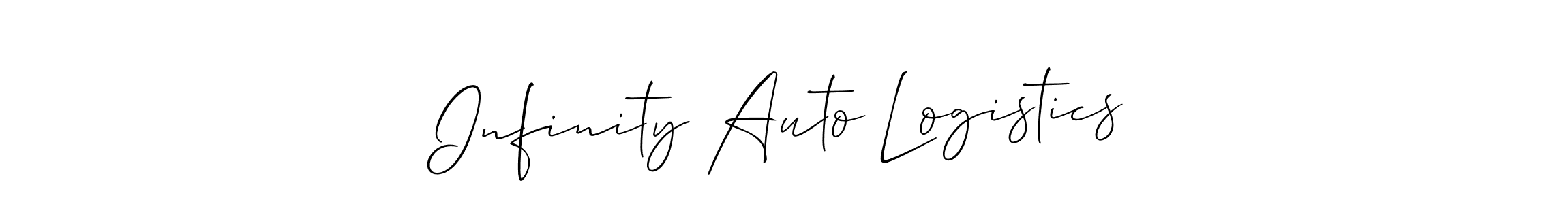 How to Draw Infinity Auto Logistics signature style? Allison_Script is a latest design signature styles for name Infinity Auto Logistics. Infinity Auto Logistics signature style 2 images and pictures png
