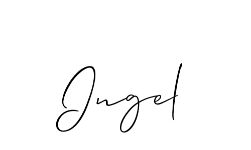 You can use this online signature creator to create a handwritten signature for the name Ingel. This is the best online autograph maker. Ingel signature style 2 images and pictures png