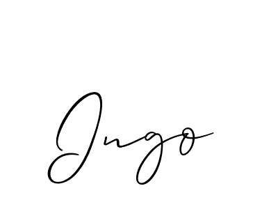 Check out images of Autograph of Ingo name. Actor Ingo Signature Style. Allison_Script is a professional sign style online. Ingo signature style 2 images and pictures png