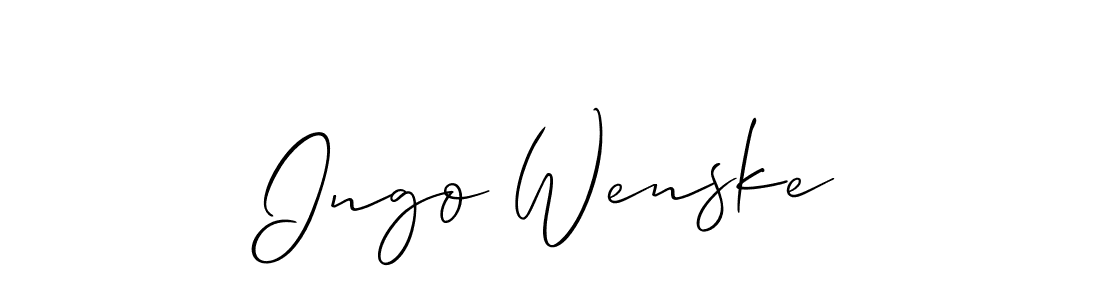 Similarly Allison_Script is the best handwritten signature design. Signature creator online .You can use it as an online autograph creator for name Ingo Wenske. Ingo Wenske signature style 2 images and pictures png