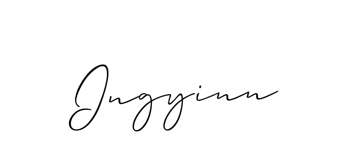 Make a beautiful signature design for name Ingyinn. Use this online signature maker to create a handwritten signature for free. Ingyinn signature style 2 images and pictures png