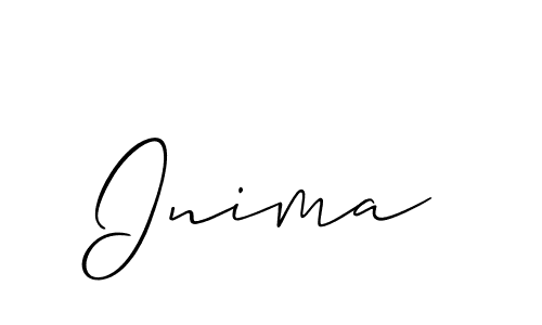 It looks lik you need a new signature style for name Inima. Design unique handwritten (Allison_Script) signature with our free signature maker in just a few clicks. Inima signature style 2 images and pictures png