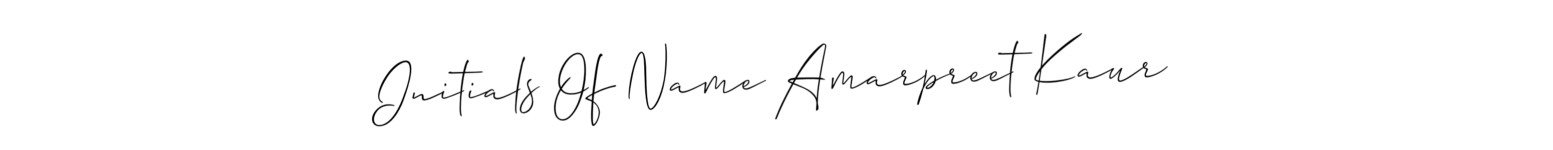 It looks lik you need a new signature style for name Initials Of Name Amarpreet Kaur. Design unique handwritten (Allison_Script) signature with our free signature maker in just a few clicks. Initials Of Name Amarpreet Kaur signature style 2 images and pictures png