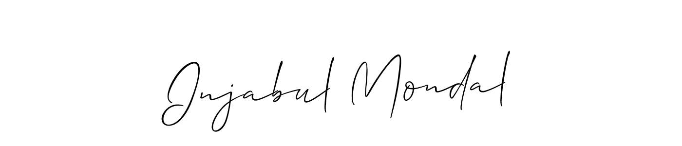 Best and Professional Signature Style for Injabul Mondal. Allison_Script Best Signature Style Collection. Injabul Mondal signature style 2 images and pictures png