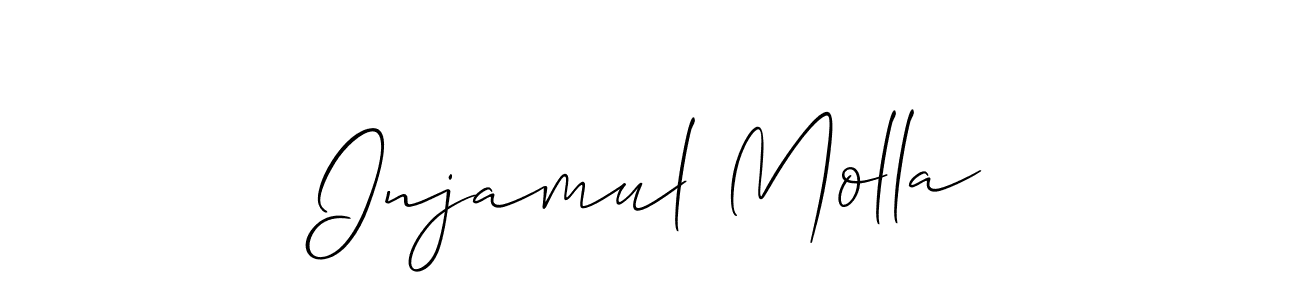 Best and Professional Signature Style for Injamul Molla. Allison_Script Best Signature Style Collection. Injamul Molla signature style 2 images and pictures png