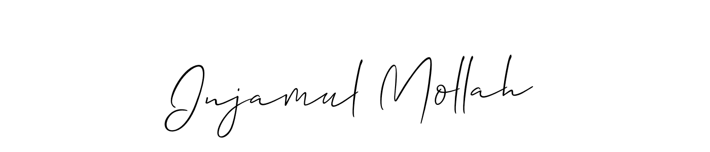 Make a short Injamul Mollah signature style. Manage your documents anywhere anytime using Allison_Script. Create and add eSignatures, submit forms, share and send files easily. Injamul Mollah signature style 2 images and pictures png