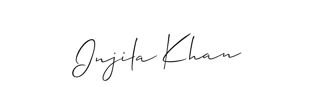 Injila Khan stylish signature style. Best Handwritten Sign (Allison_Script) for my name. Handwritten Signature Collection Ideas for my name Injila Khan. Injila Khan signature style 2 images and pictures png