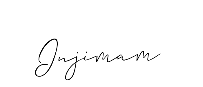 Once you've used our free online signature maker to create your best signature Allison_Script style, it's time to enjoy all of the benefits that Injimam name signing documents. Injimam signature style 2 images and pictures png