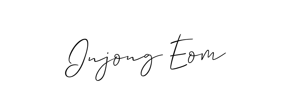 Make a beautiful signature design for name Injong Eom. Use this online signature maker to create a handwritten signature for free. Injong Eom signature style 2 images and pictures png