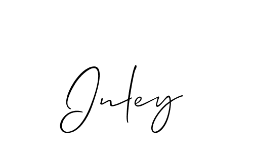 How to make Inley name signature. Use Allison_Script style for creating short signs online. This is the latest handwritten sign. Inley signature style 2 images and pictures png