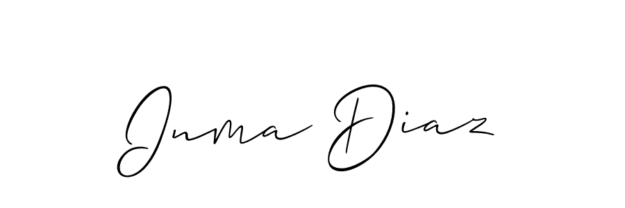 Here are the top 10 professional signature styles for the name Inma Diaz. These are the best autograph styles you can use for your name. Inma Diaz signature style 2 images and pictures png