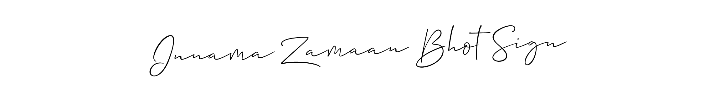Best and Professional Signature Style for Innama Zamaan Bhot Sign. Allison_Script Best Signature Style Collection. Innama Zamaan Bhot Sign signature style 2 images and pictures png
