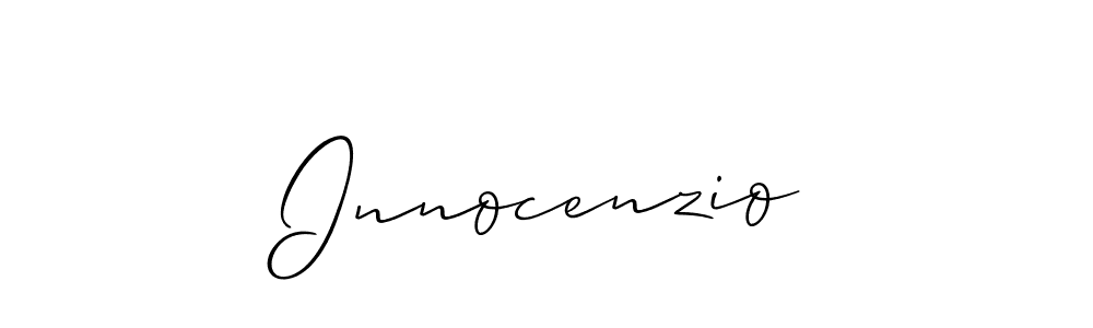 Create a beautiful signature design for name Innocenzio. With this signature (Allison_Script) fonts, you can make a handwritten signature for free. Innocenzio signature style 2 images and pictures png