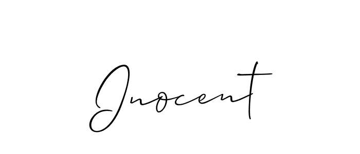Once you've used our free online signature maker to create your best signature Allison_Script style, it's time to enjoy all of the benefits that Inocent name signing documents. Inocent signature style 2 images and pictures png