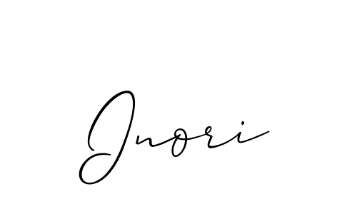 Make a beautiful signature design for name Inori. With this signature (Allison_Script) style, you can create a handwritten signature for free. Inori signature style 2 images and pictures png