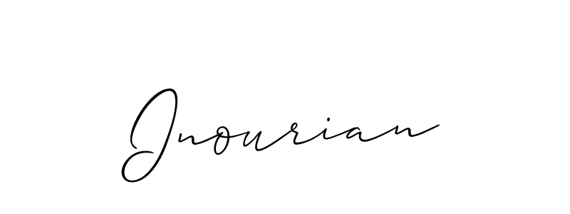 Best and Professional Signature Style for Inourian. Allison_Script Best Signature Style Collection. Inourian signature style 2 images and pictures png