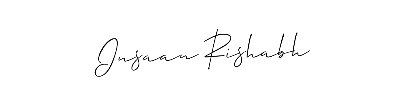 See photos of Insaan Rishabh official signature by Spectra . Check more albums & portfolios. Read reviews & check more about Allison_Script font. Insaan Rishabh signature style 2 images and pictures png