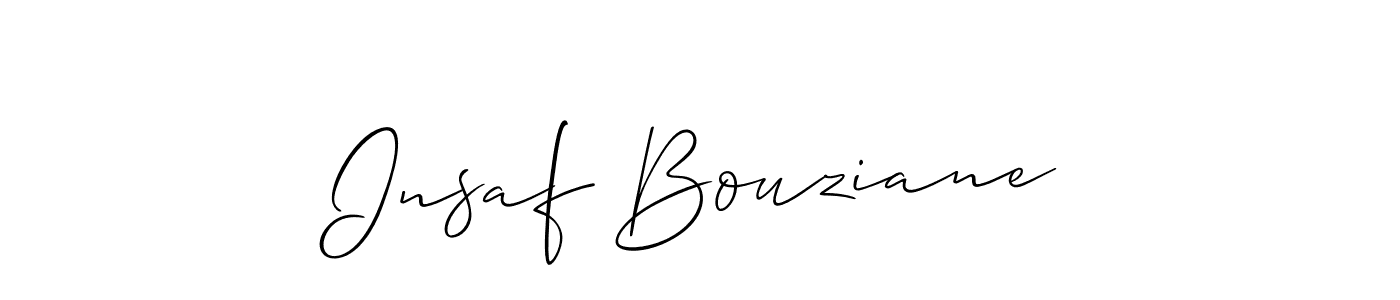 Here are the top 10 professional signature styles for the name Insaf Bouziane. These are the best autograph styles you can use for your name. Insaf Bouziane signature style 2 images and pictures png