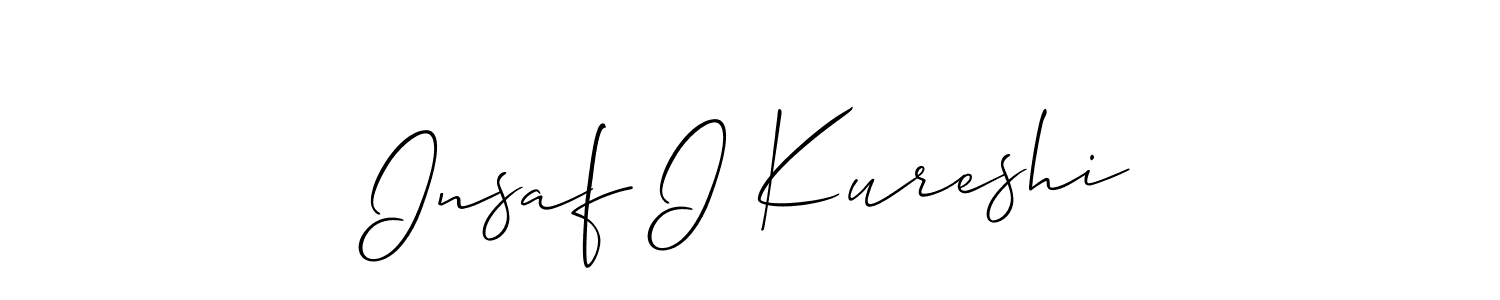 Check out images of Autograph of Insaf I Kureshi name. Actor Insaf I Kureshi Signature Style. Allison_Script is a professional sign style online. Insaf I Kureshi signature style 2 images and pictures png