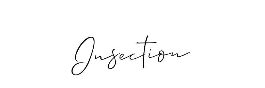 Allison_Script is a professional signature style that is perfect for those who want to add a touch of class to their signature. It is also a great choice for those who want to make their signature more unique. Get Insection name to fancy signature for free. Insection signature style 2 images and pictures png