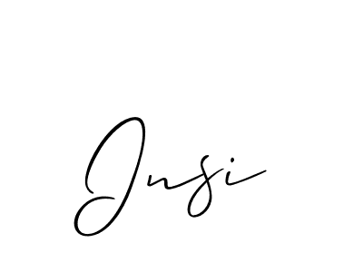 This is the best signature style for the Insi name. Also you like these signature font (Allison_Script). Mix name signature. Insi signature style 2 images and pictures png