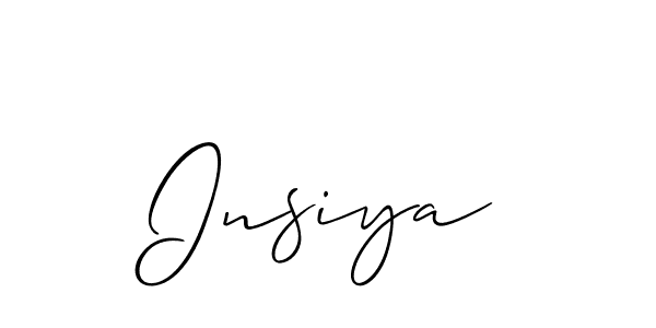 Here are the top 10 professional signature styles for the name Insiya. These are the best autograph styles you can use for your name. Insiya signature style 2 images and pictures png