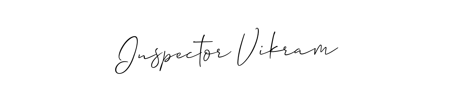 Best and Professional Signature Style for Inspector Vikram. Allison_Script Best Signature Style Collection. Inspector Vikram signature style 2 images and pictures png