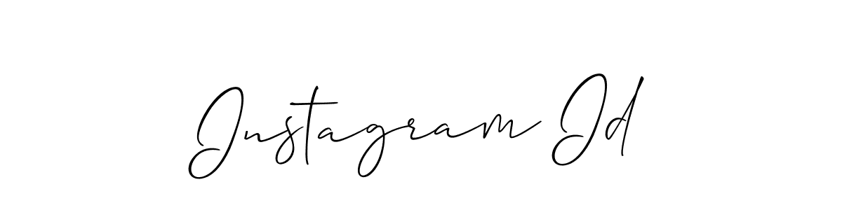 How to make Instagram Id signature? Allison_Script is a professional autograph style. Create handwritten signature for Instagram Id name. Instagram Id signature style 2 images and pictures png
