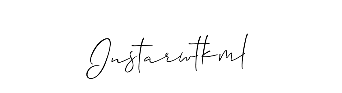 Also You can easily find your signature by using the search form. We will create Instarwtkml name handwritten signature images for you free of cost using Allison_Script sign style. Instarwtkml signature style 2 images and pictures png