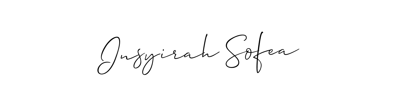 Here are the top 10 professional signature styles for the name Insyirah Sofea. These are the best autograph styles you can use for your name. Insyirah Sofea signature style 2 images and pictures png