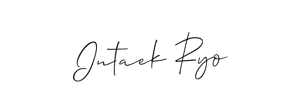 You can use this online signature creator to create a handwritten signature for the name Intaek Ryo. This is the best online autograph maker. Intaek Ryo signature style 2 images and pictures png