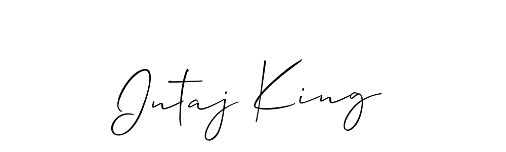 This is the best signature style for the Intaj King name. Also you like these signature font (Allison_Script). Mix name signature. Intaj King signature style 2 images and pictures png