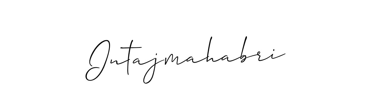 Best and Professional Signature Style for Intajmahabri. Allison_Script Best Signature Style Collection. Intajmahabri signature style 2 images and pictures png