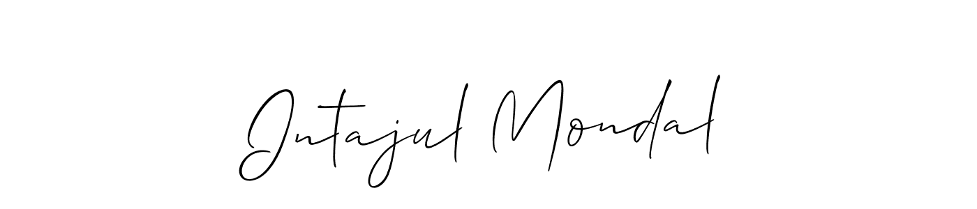 Make a beautiful signature design for name Intajul Mondal. Use this online signature maker to create a handwritten signature for free. Intajul Mondal signature style 2 images and pictures png