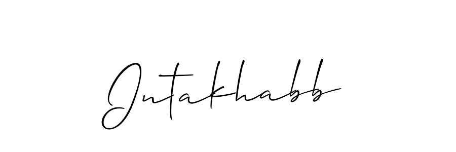 This is the best signature style for the Intakhabb name. Also you like these signature font (Allison_Script). Mix name signature. Intakhabb signature style 2 images and pictures png