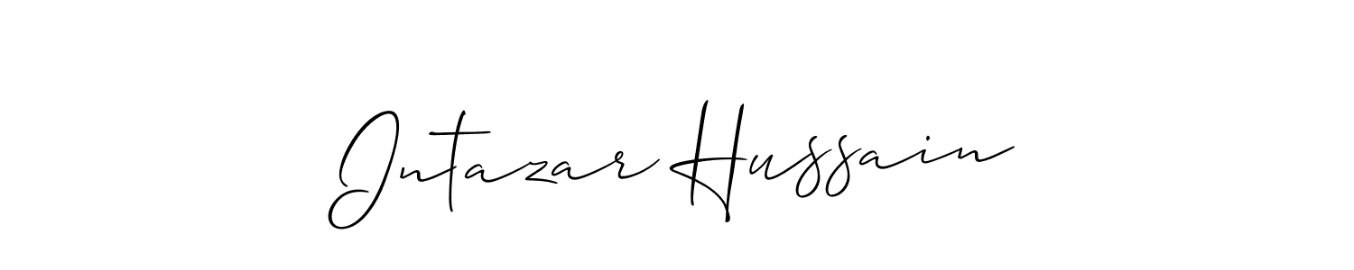 Make a beautiful signature design for name Intazar Hussain. Use this online signature maker to create a handwritten signature for free. Intazar Hussain signature style 2 images and pictures png