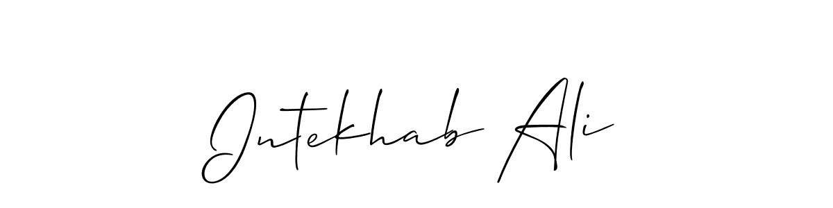 See photos of Intekhab Ali official signature by Spectra . Check more albums & portfolios. Read reviews & check more about Allison_Script font. Intekhab Ali signature style 2 images and pictures png