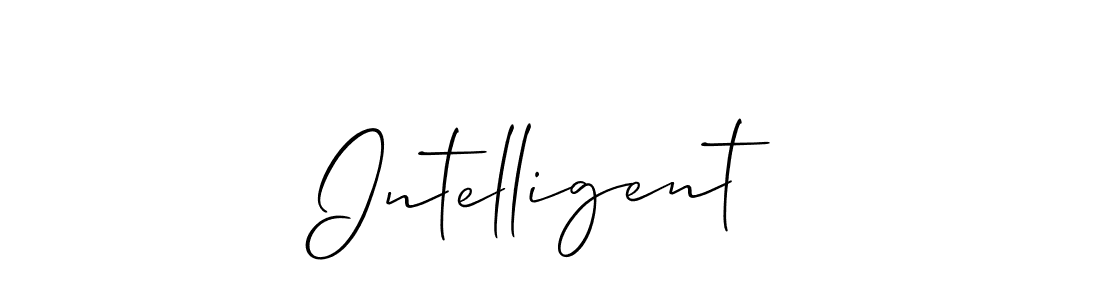 How to Draw Intelligent signature style? Allison_Script is a latest design signature styles for name Intelligent. Intelligent signature style 2 images and pictures png