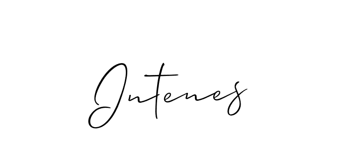 It looks lik you need a new signature style for name Intenes. Design unique handwritten (Allison_Script) signature with our free signature maker in just a few clicks. Intenes signature style 2 images and pictures png