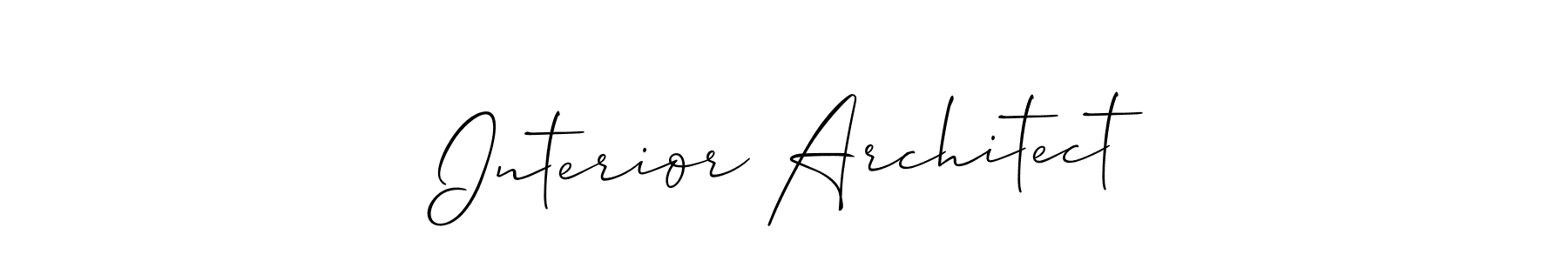 You can use this online signature creator to create a handwritten signature for the name Interior Architect. This is the best online autograph maker. Interior Architect signature style 2 images and pictures png