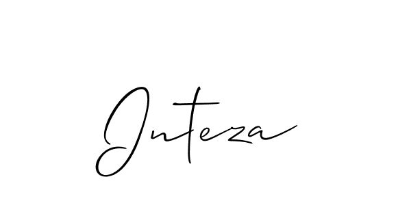 Inteza stylish signature style. Best Handwritten Sign (Allison_Script) for my name. Handwritten Signature Collection Ideas for my name Inteza. Inteza signature style 2 images and pictures png