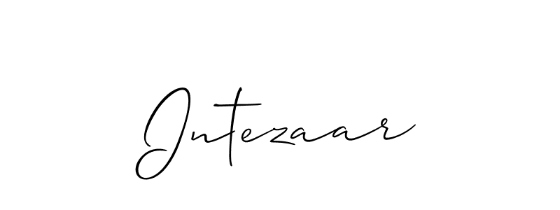 Also You can easily find your signature by using the search form. We will create Intezaar name handwritten signature images for you free of cost using Allison_Script sign style. Intezaar signature style 2 images and pictures png