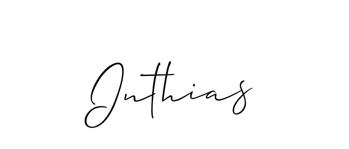 Check out images of Autograph of Inthias name. Actor Inthias Signature Style. Allison_Script is a professional sign style online. Inthias signature style 2 images and pictures png